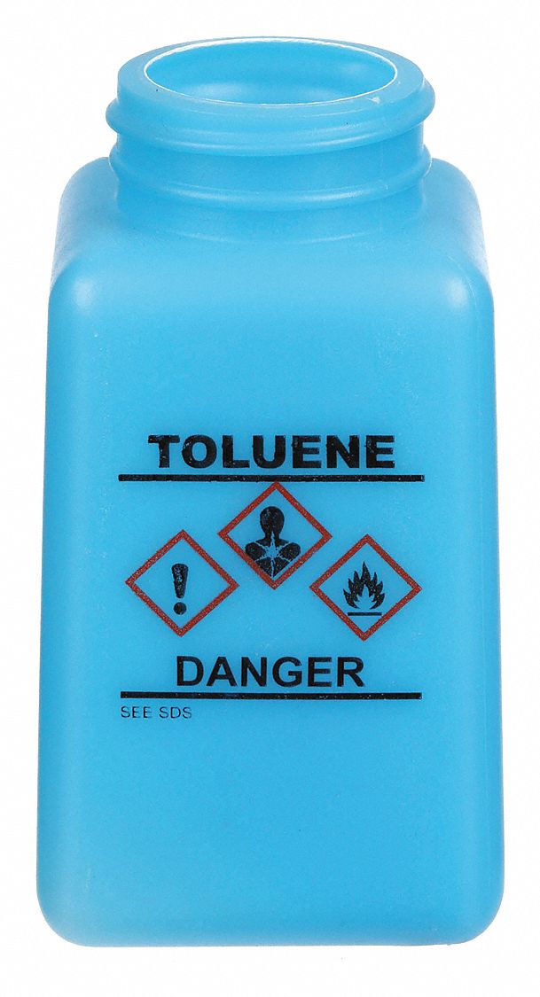 Graduated Toluene ESD Bottle, 6 oz, Wide
