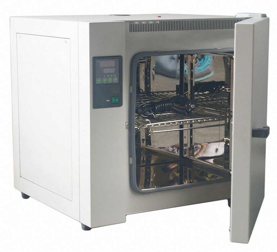 LAB SAFETY SUPPLY 2.83 Cu. Ft. Forced Air Oven, 26.4 inH x 25.6 in W x