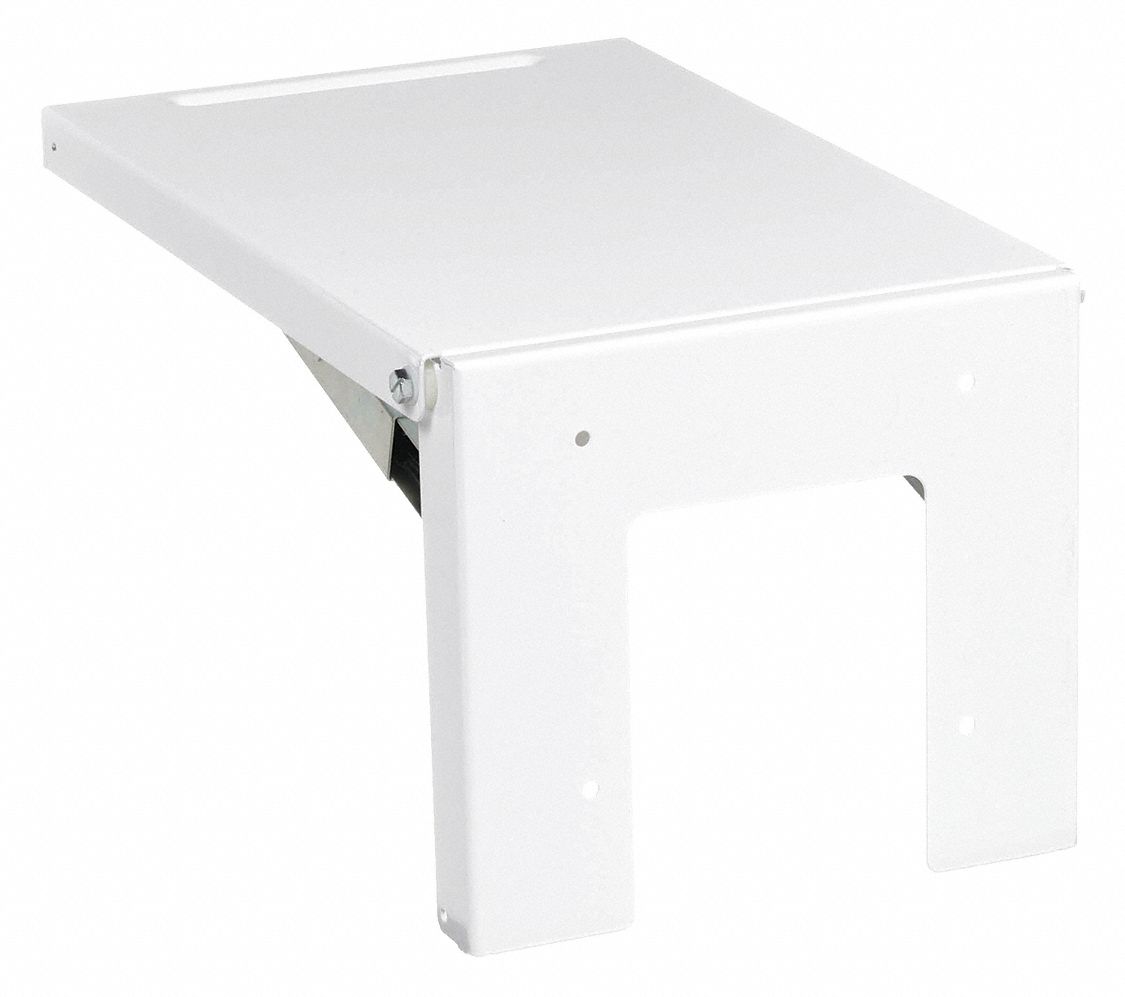 Folding Shelf: Support Laptop and Other Equipment During Maint/Inspection, Steel