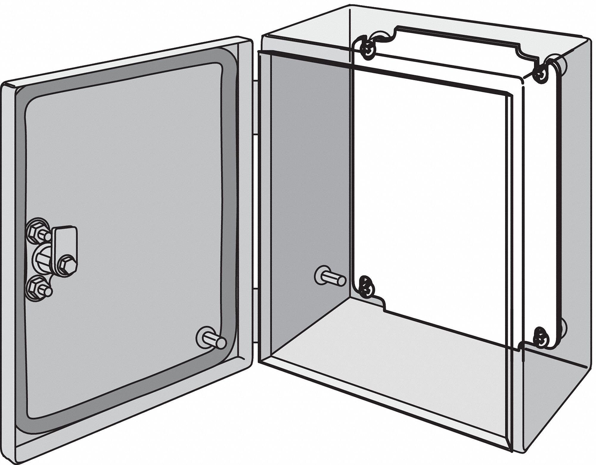 PANEL, 13 IN OVERALL H, 11.1 IN OVERALL W, STEEL, POWDER COATED, LP3530