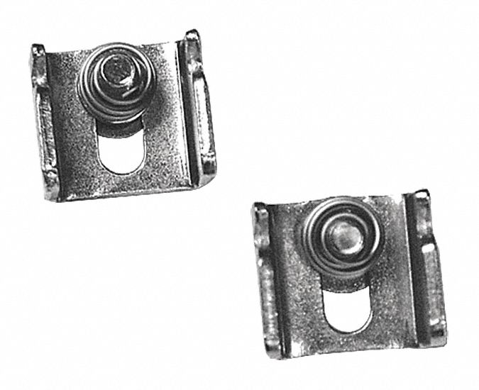 Clamp Kit: Repl Clamps for Clamp-Cover Enclosures, Steel, 0.74 in x 1.09 in