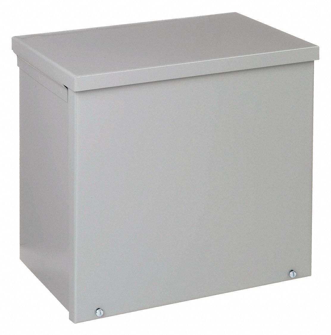 Enclosure: Steel, 10 in x 10 in x 4 in, 3R, Solid Cover, Screw On, Included, Galvanized