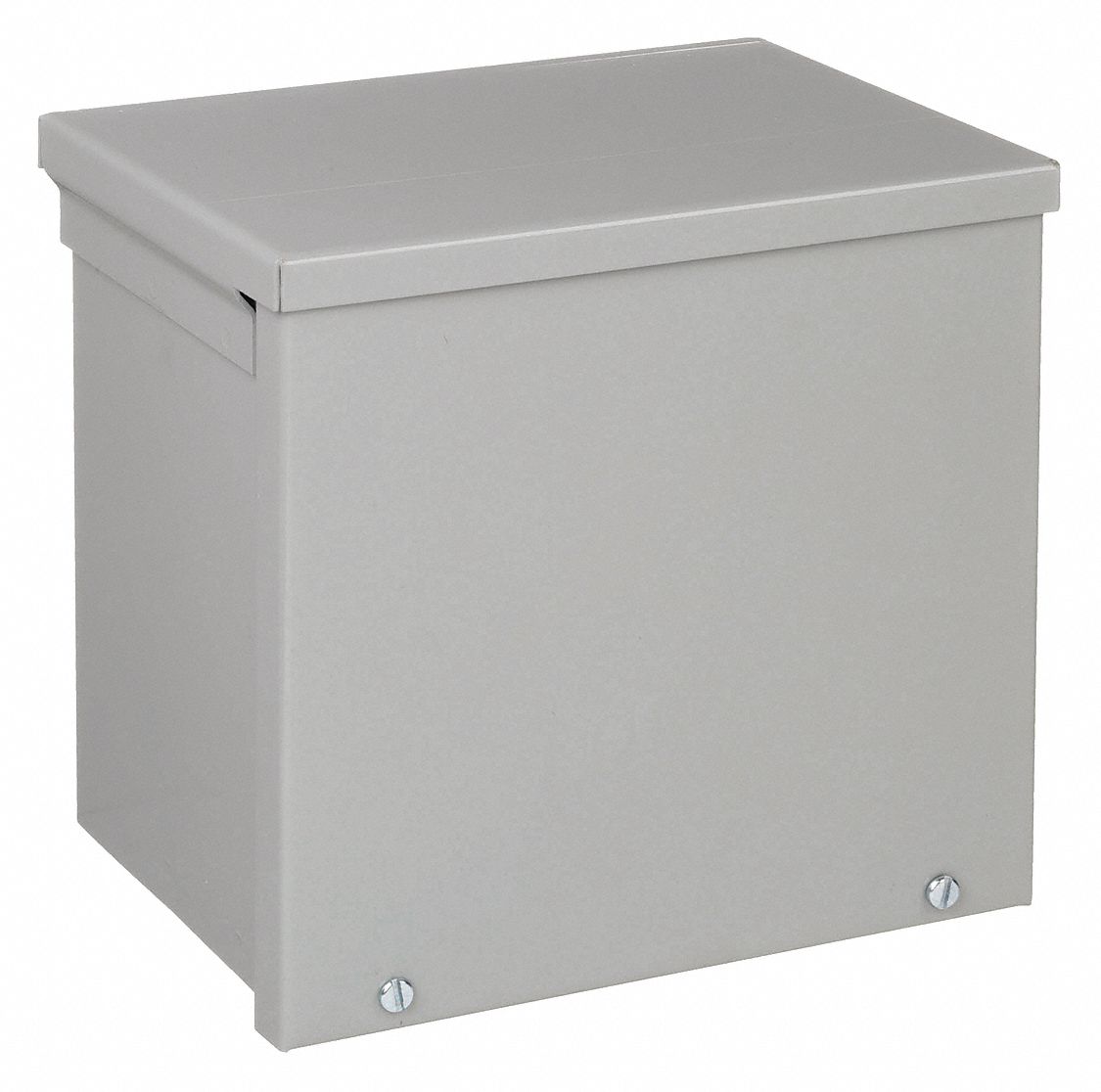 Enclosure: Steel, 10 in x 10 in x 6 in, 3R, Solid Cover, Screw On, Galvanized
