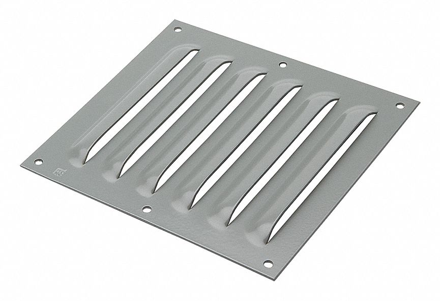 HOFFMAN Louver Plate Kit, 15.31 in Frame Height, 9 1/2 in Frame Width, 0.31 in Frame Depth, 14