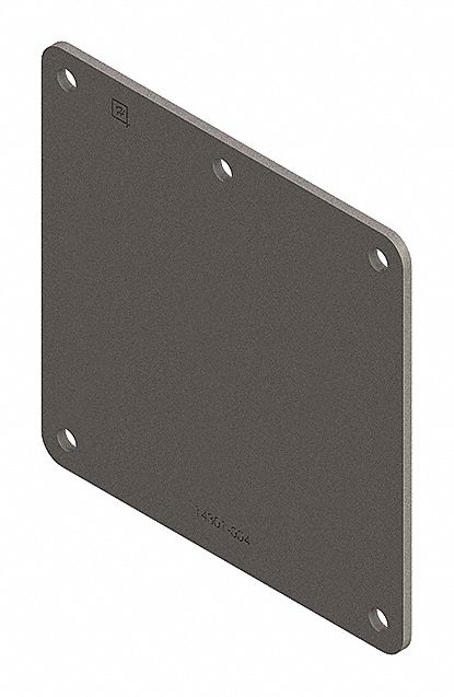 32FL64 - Closure Plate Ind Steel 2.50inHx2.50inL