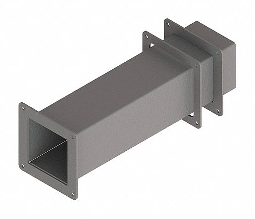 Wireway Telescope Fitting: 4 in Wd, 4 in Ht, 4 in, Screw-On Cover, Steel