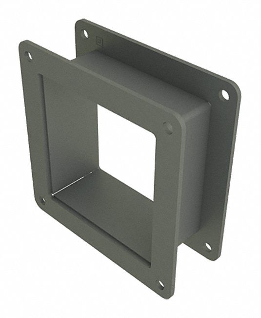 Wireway Nipple: 4 in Wd, 4 in Ht, 2 in Lg, Steel