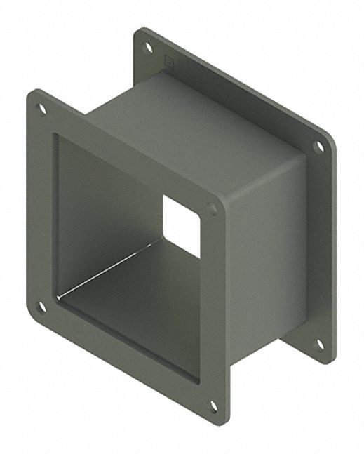 Wireway Nipple: 4 in Wd, 4 in Ht, 3 in Lg, Steel