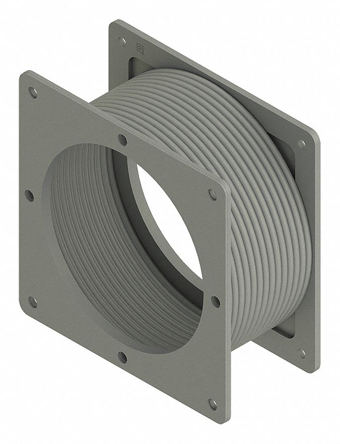 6 in Wd, 6 in Ht, Wireway Flexible Fitting 32FM52F66WFF Grainger