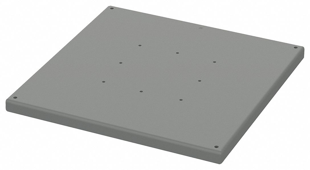 Pedestal Base: Steel, 18 in x 18 in, NEMA 12/4