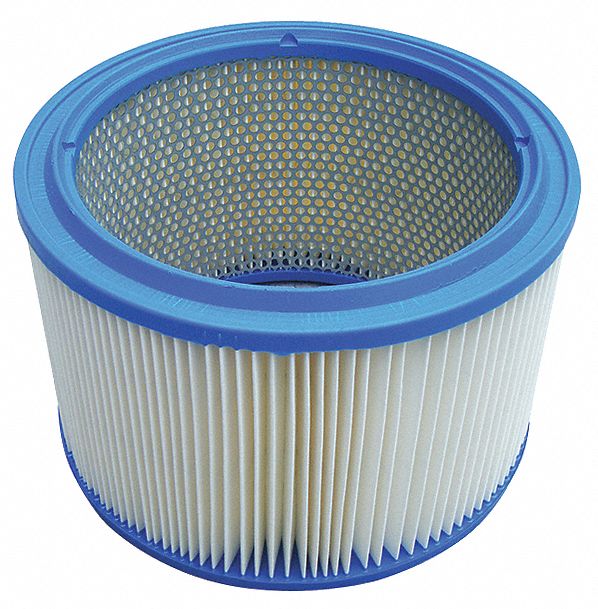 Cartridge Filter: Nilfisk, HEPA, Dry, Paper, Shop Vacuum