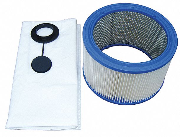 Cartridge Filter: Nilfisk, HEPA, Dry, Paper, Shop Vacuum