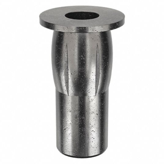 Steel, Slotted Body, Rivet Nut 32FX31CPB2103217510 Grainger