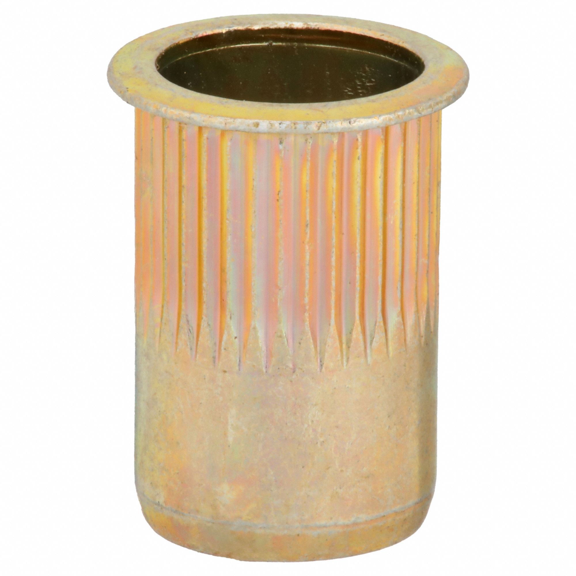 1/4"20 Thread Size, 39/64 in Overall Lg, Rivet Nut 32FY58CAK22520