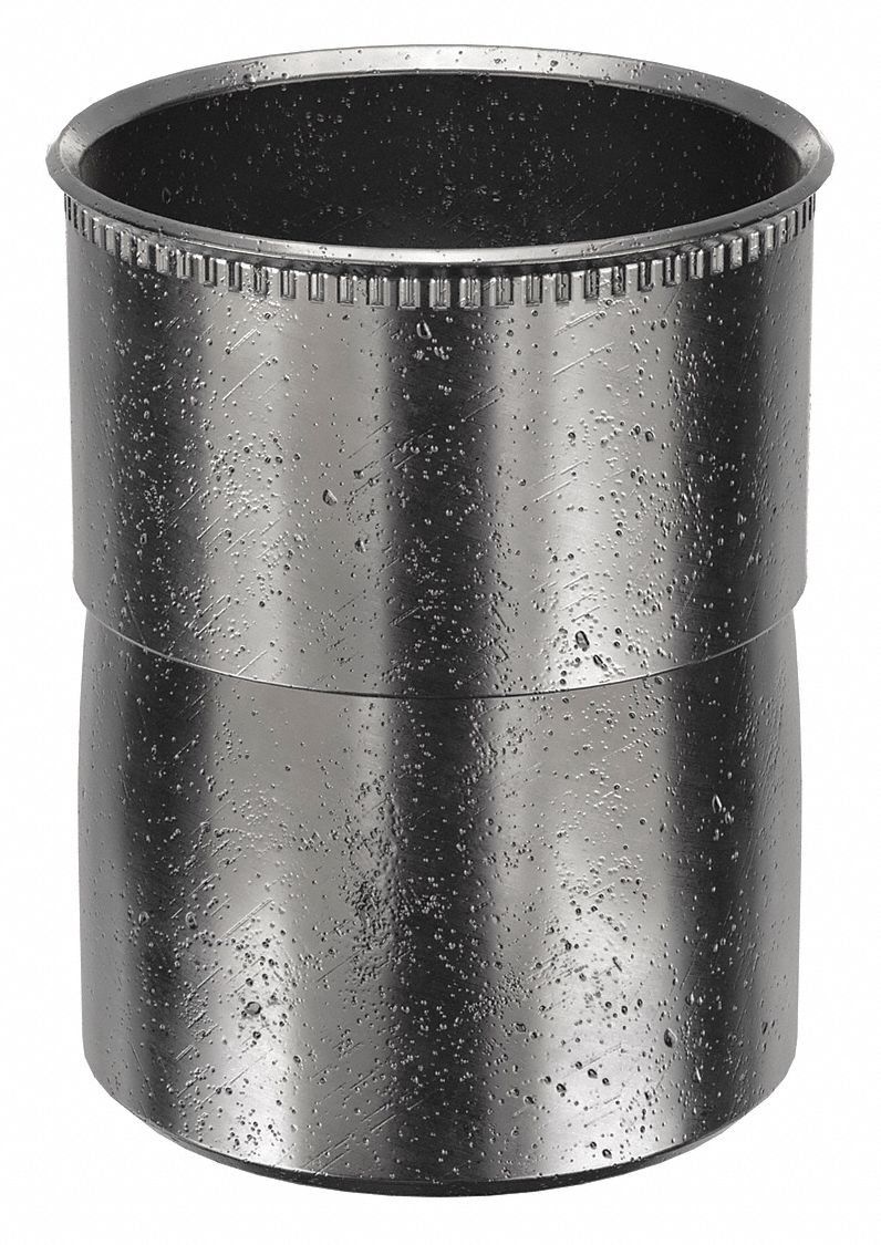Rivet Nut: 3/8"-16 Thread Size, 3/4 in Overall Lg, 9/16 in Insert Dia, Round, Steel, Steel, 25 PK