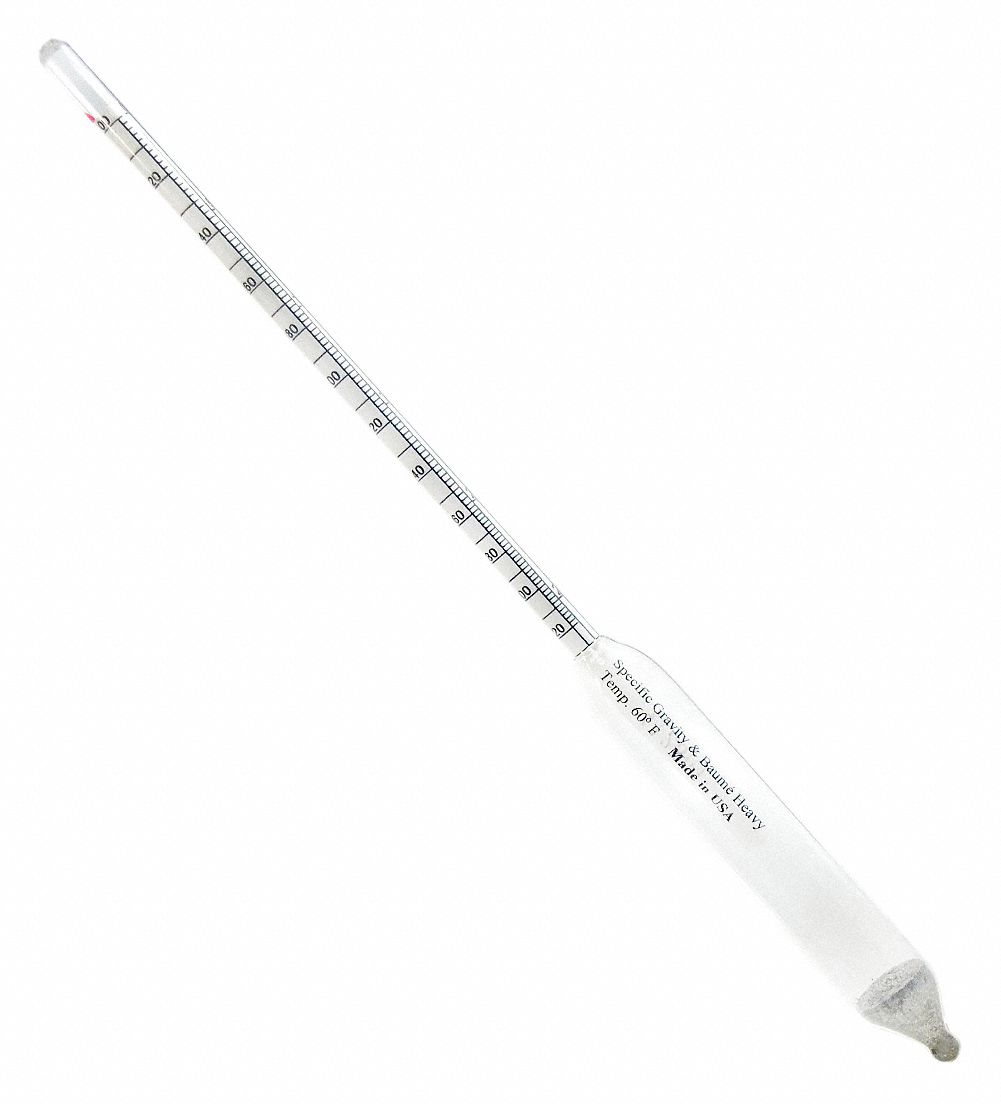 THERMCO, Specific Gravity and Baume, 0.005/0.5, Hydrometer 32GD10