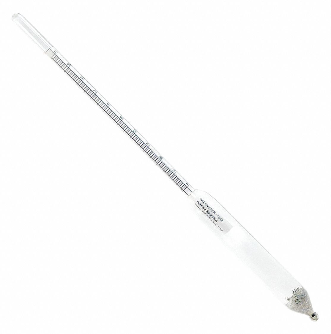 THERMCO, Salt, 1.0, Hydrometer 32GD46GW2511 Grainger