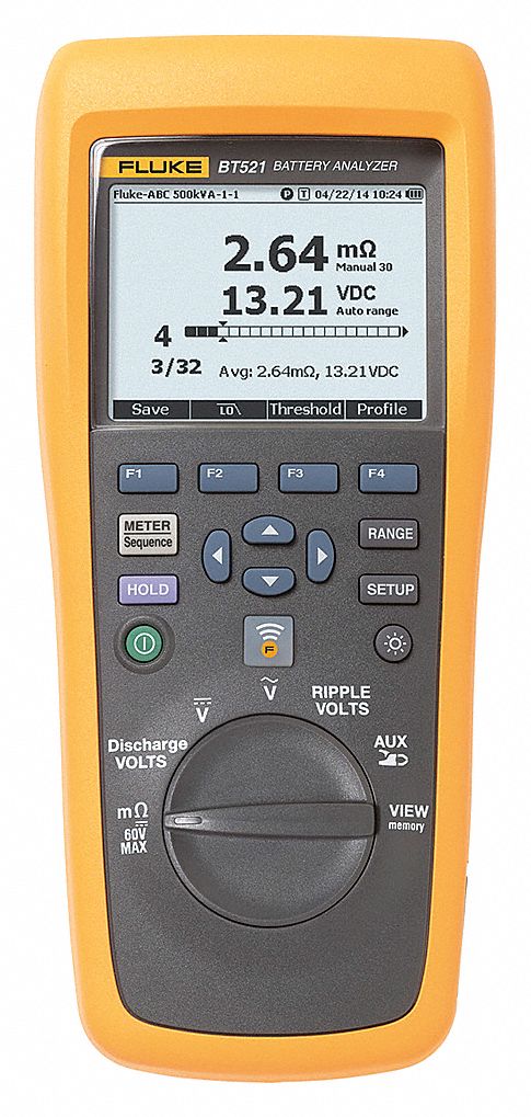 FLUKE ADVANCED BATTERY ANALYZER - 9501 - FET521 | BT521 - Grainger, Canada