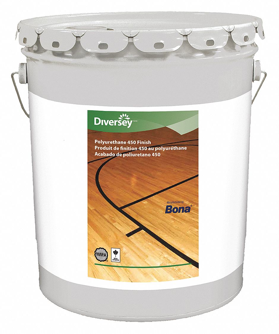 DIVERSEY Floor Finish Bucket, 5 gal Container Size, Ready to Use