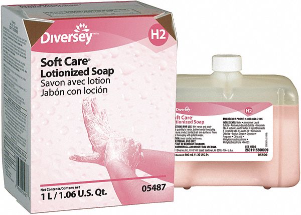 Hand Soap: 1,000 mL Size, Requires Dispenser, Soft Care, Floral, 12 PK