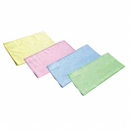 Lightweight Microfiber Cloth, PK 25 - Grainger