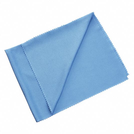 DIVERSEY Glass Cloth, 153/4" x 192/3", Blue, PK 5 32GN85D7515023 Grainger