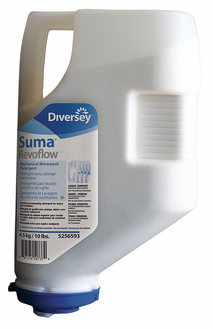 DIVERSEY Dishwashing Detergent, 10 lb., Bottle, PK3 32GP365256593
