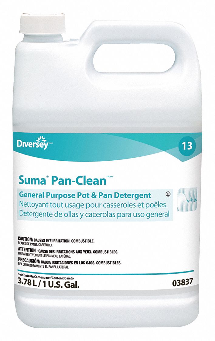 Pots and Pans Cleaner, Jug, 1 gal, PK4