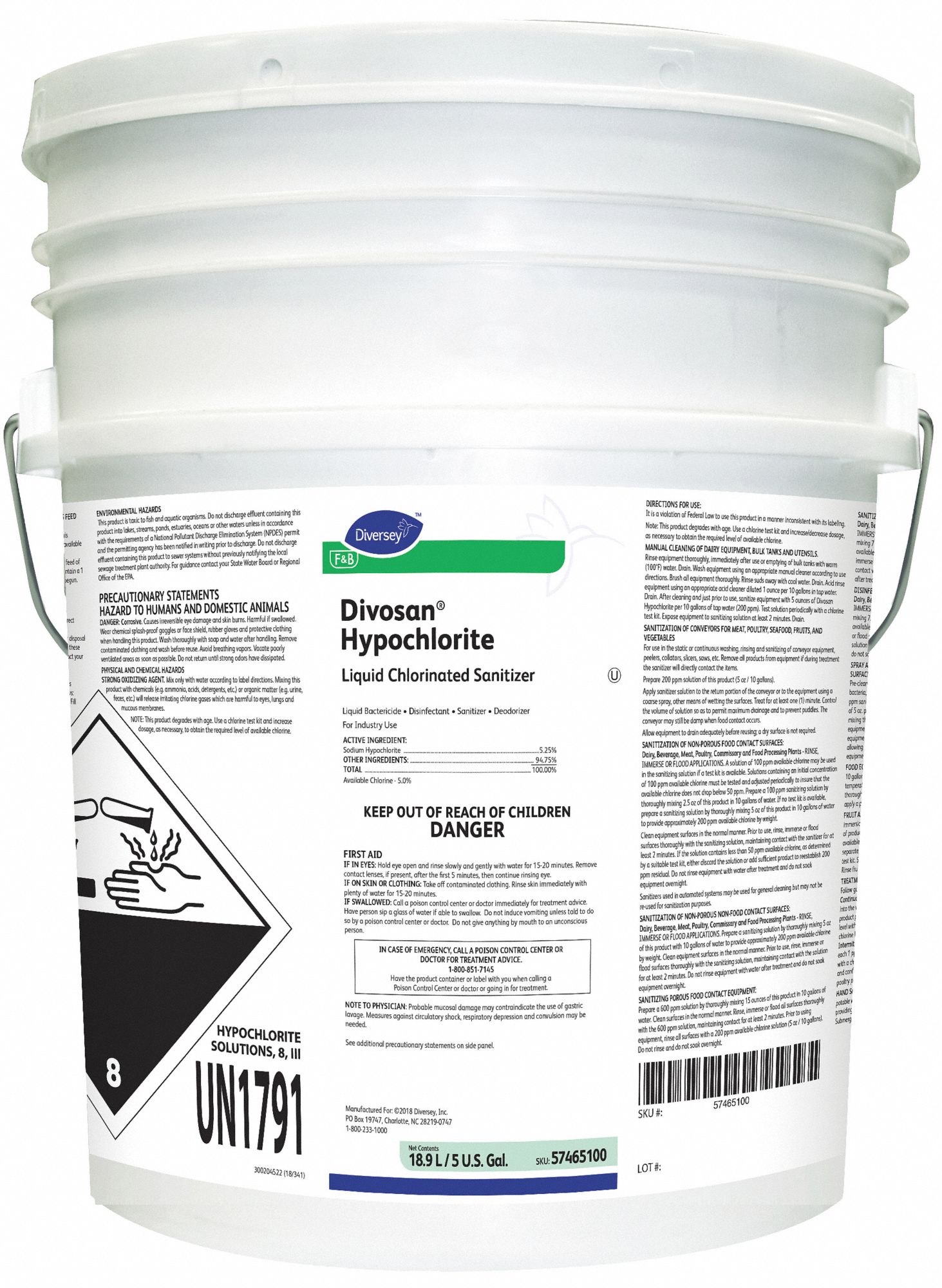 Disinfectant Sanitizer: Bucket,