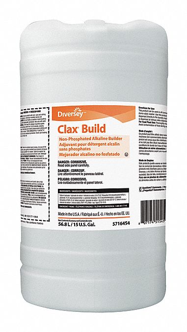 Laundry Detergent Booster, Drum, 15 gal