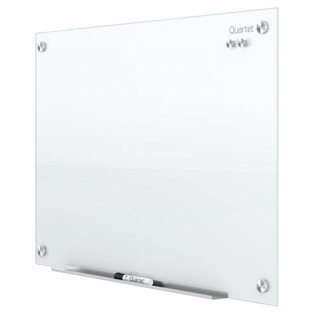 QUARTET Dry Erase Board Wall Mounted, 36 in Dry Erase Ht, 48 in Dry