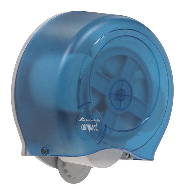 Toilet Paper Dispenser, Compact(R), Blue, Coreless, (4