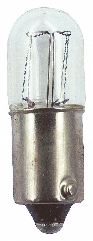 INCANDESCENT BULB, MINIATURE BAYONET (BA9S), (T) TUBULAR, T3¼, 240V/MB-1