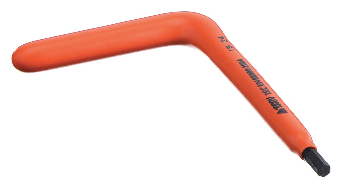 Hex Key: 0 Ball Ends, 5 mm Tip Size, Metric, Long, Alloy Steel, 4 59/64 in Long Arm Lg, L