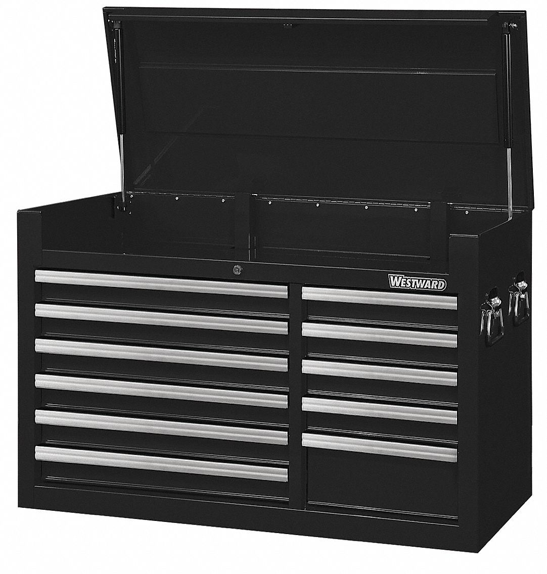 TOP CHEST,STEEL,110 LBS,BLACK,11 DRAWERS