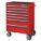 ROLLING CABINET,STEEL,RED,7 DRAWERS