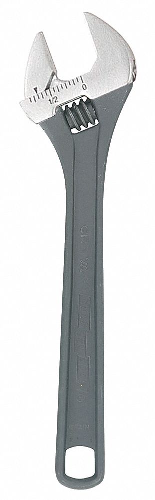 ADJ. WRENCH,6IN,15/16IN CAP.,BLACK