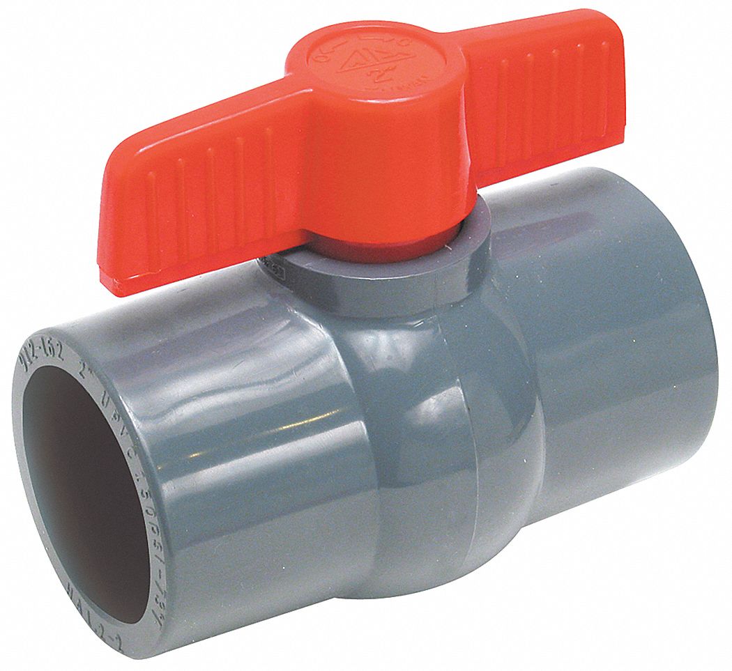 GRAINGER APPROVED Ball Valve 1/2 in Pipe Size, Full, 150 psi CWP Max
