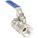 MANUAL TWO-WAY BALL VALVE: ¾ IN, 316 STAINLESS STEEL, STRAIGHT, FNPT X FNPT