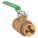 MANUAL TWO-WAY BALL VALVE: ½ IN, BRASS, STRAIGHT, FIP X FIP, FULL PORT BALL PORT