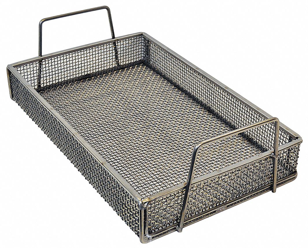 MARLIN STEEL WIRE PRODUCTS Parts Washing Basket, Rectangular, Basket