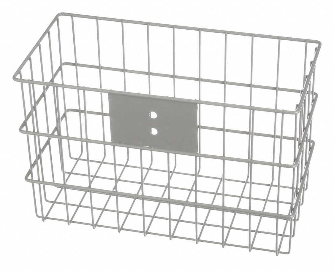 MARLIN STEEL WIRE PRODUCTS, Rack Basket, Steel, Storage Basket 32HD16