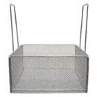 MESH BASKET WITHHANDLES, STAINLESS STEEL, ELECTROPOLISH FINISH, NATURAL
