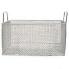 MESH BASKET WITH HANDLES, 18 IN L X12 IN W X9IN H