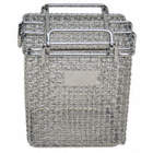 MESH BASKET WITH LID, 3-17/32 IN L X 3-25/64 INW