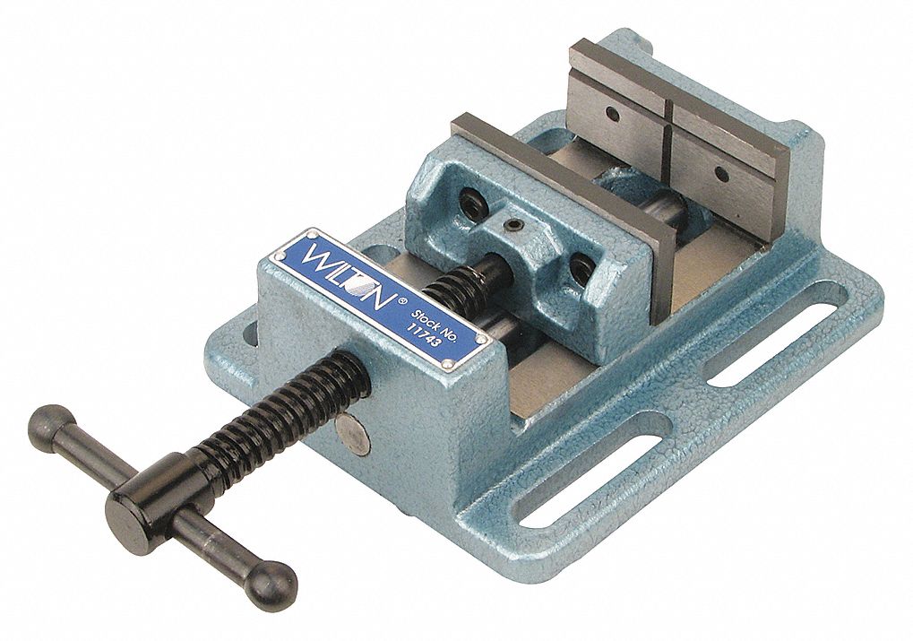 MACHINE VISE DRILL PRESS, 6 IN, LOW PROFILE