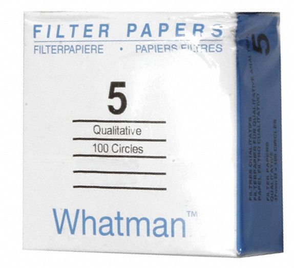 WHATMAN Qualitative Filter Paper, Cellulose, Grade CFP5, 12.5 cm