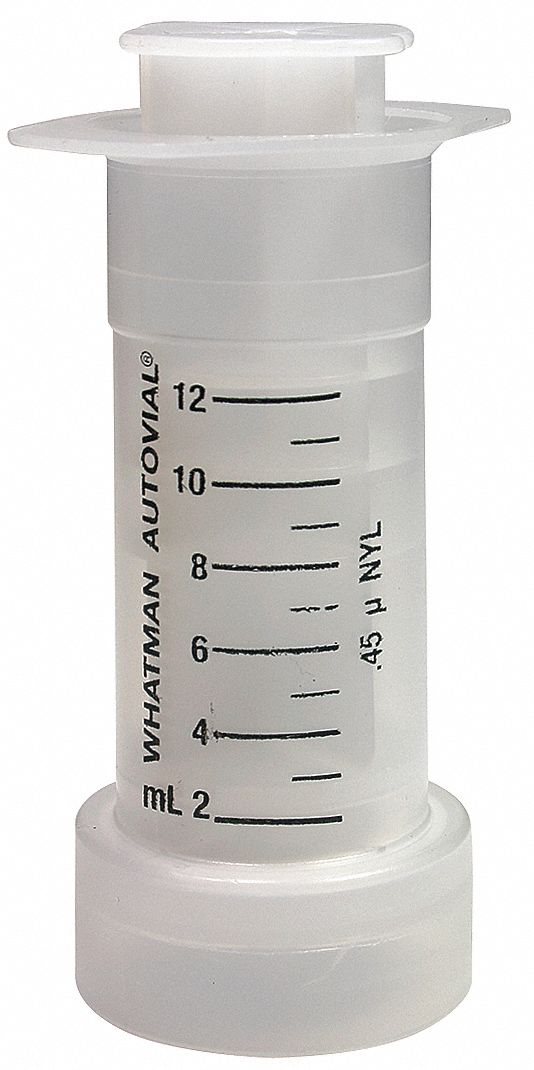 Syringeless Filter: Non-Sterile, 0.45 um Pore Size, 12 mL Max Capacity - mL, Male