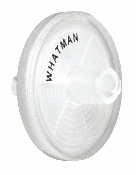 Syringe Filter: Non-Sterile, 0.45 um Pore Size, 100 mL Max Capacity - mL, Male, PTFE
