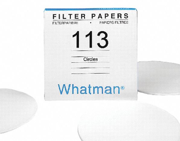 Qualitative Filter Paper: 113 Grade, 15 cm Dia, 0.42 mm Thick, Coarse